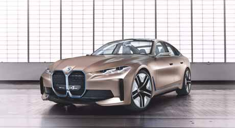 BMW i4 electric saloon unveiled